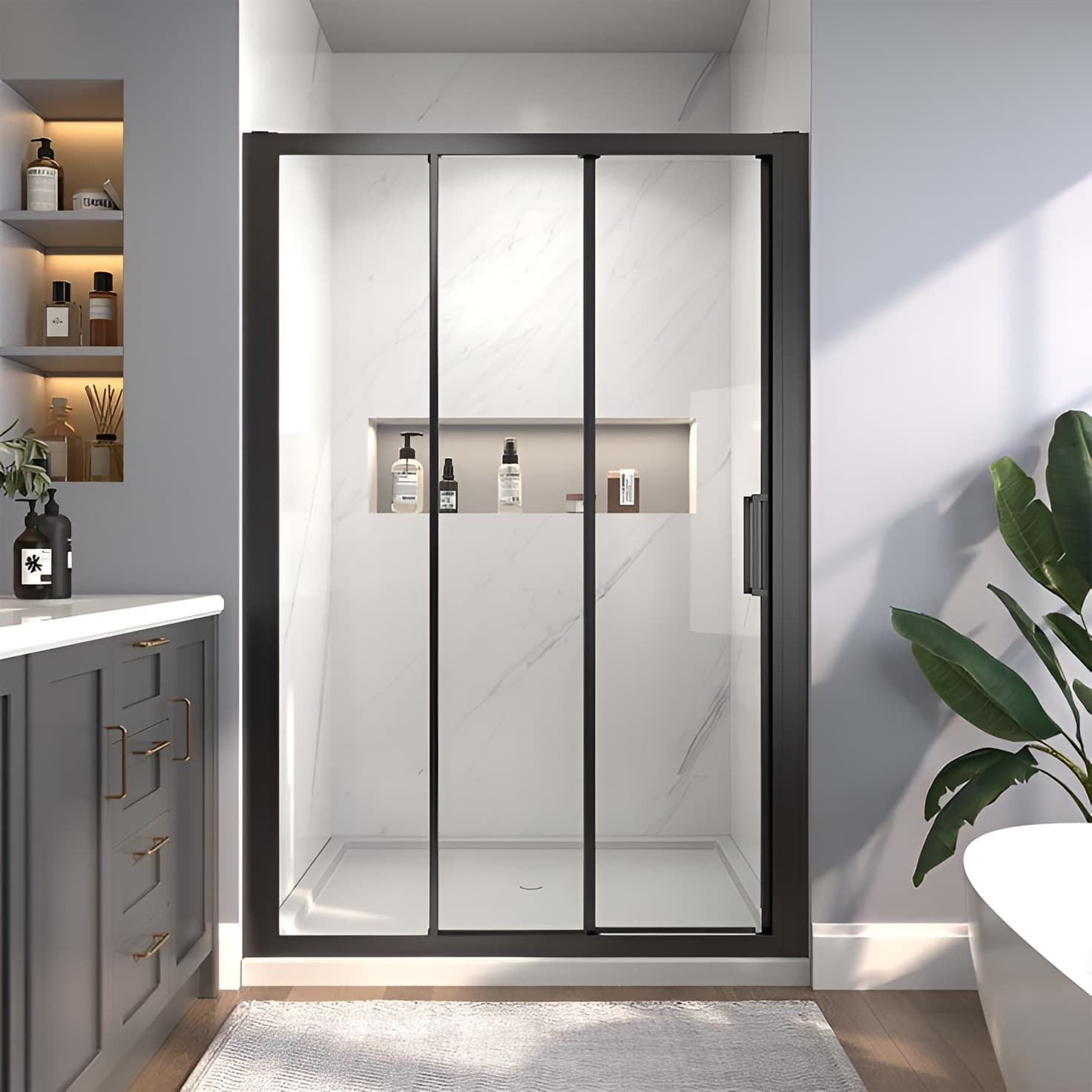 Shower cubicle