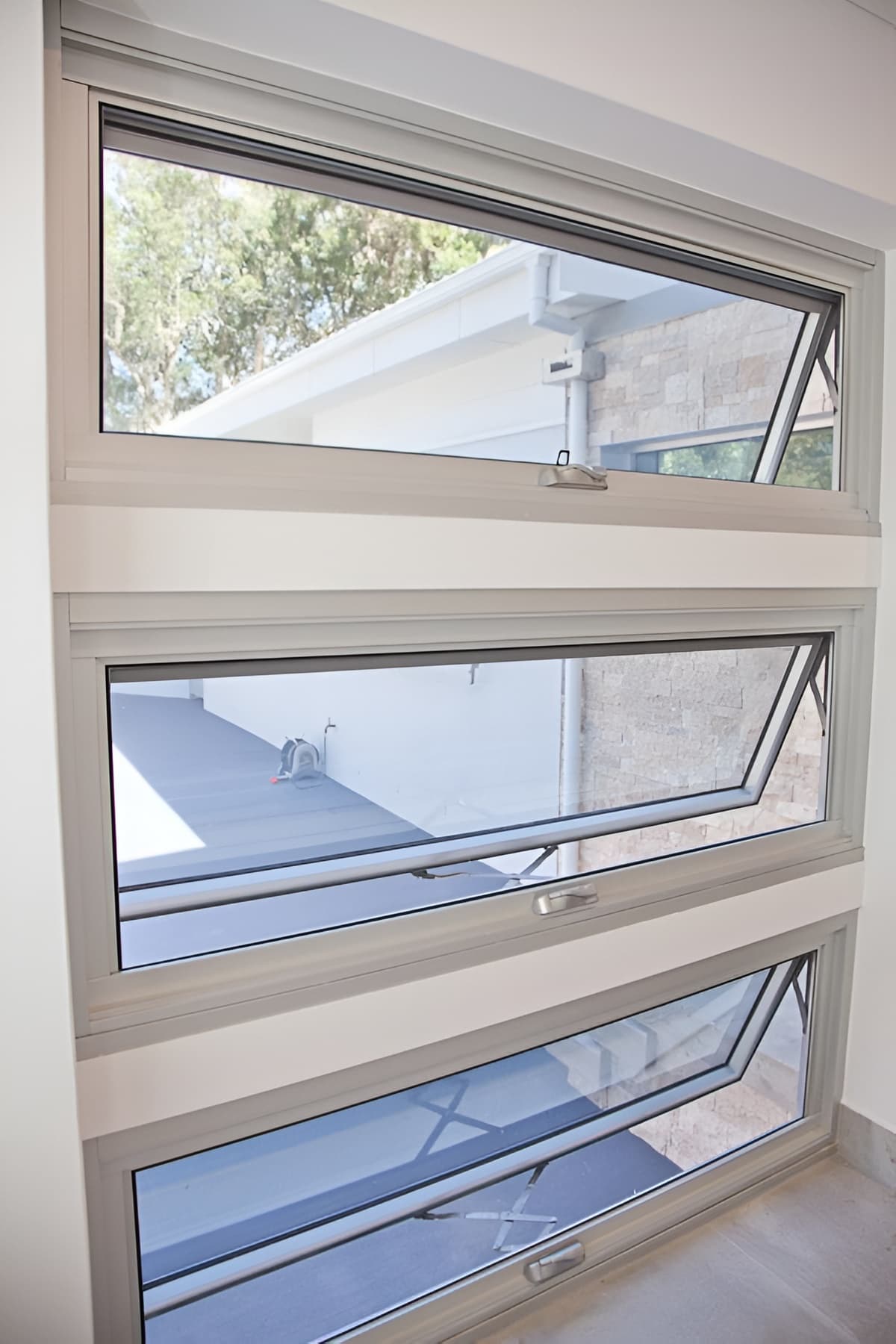 Aluminium windows installed by Vision Aluminium