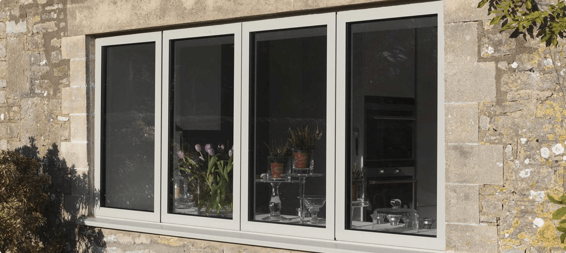 Window sections at Vision Aluminium